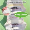 Disposable Hat Brim & Shirt Collar Sweat-Absorbing Stickers 10pcs/Pack - 5