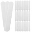 10pcs Disposable Hat Brim & Shirt Collar Sweat-Absorbing Stickers (Black) - 3