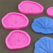 Extra Large 3pcs Lotus Leaf Silicone Epoxy Fondant Mold for Decoration - 3