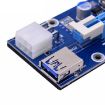 Mini PCI-E 1X to 16X Riser PCE164P-N03 VER006C for Laptop, 6pin Blackboard - 5