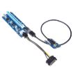 Mini PCI-E 1X to 16X Riser PCE164P-N03 VER006C for Laptop, 6pin Blackboard - 7