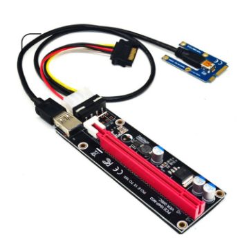 Mini PCI-E 1X to 16X Riser PCE164P-N03 VER006C for Laptop External GPU - 1