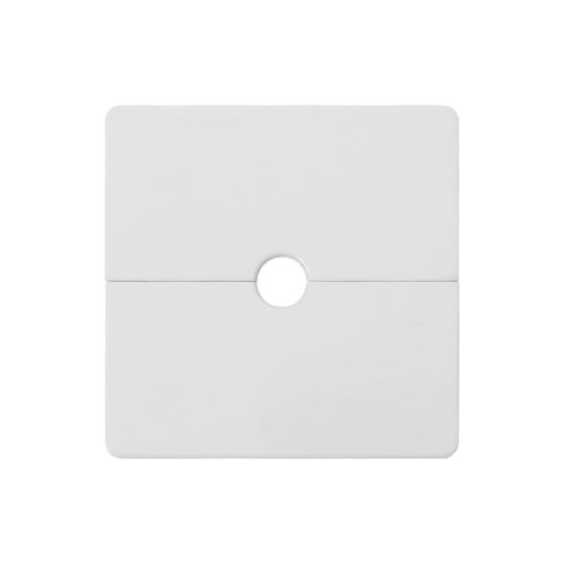 Square Hole Wall Plug Cover, 1.2cm White Decoration Hole Plug - 1