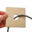 Gold Square Hole Decoration Cover Plug, 2.2cm Wall Hole Style - 7