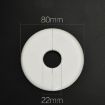2.2mm White Round Hole Plug Cover - Decorative Style - 2