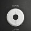 2.2mm Silver Round Hole Decoration Plug Cover - 2