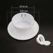 60mm Air Conditioning Wall Hole Decorative Cover Plug - 2