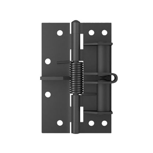 4" Black Multifunctional Automatic Door Closer Hinge - 1