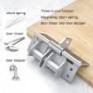 4" Black Multifunctional Automatic Door Closer Hinge - 7