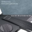 Navy Waterproof PU Laptop Handbag - 13.3/14 Inch Elastic Button - 6