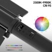 RGB Stick Light 24W 72 LEDs with Barndoor for Photography - Handheld Full-color - 6