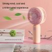 Portable Pink Handheld USB Charging Desktop Electric Fan - Small Size - 4