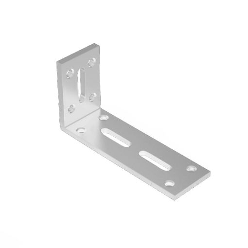 Medium Silver Thickened Right Angle Hanging Cabinet Partition - 1