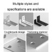Medium White Thickened Angle Code Right Angle Hanging Cabinet Partition - 7
