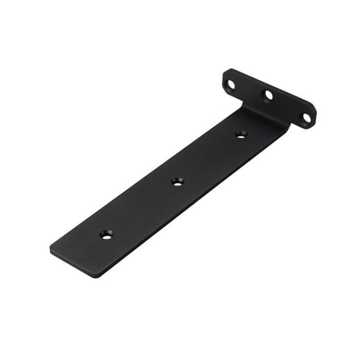 5mm Thick Triangular Bracket Bookshelf Partition, 200mm Black Style - 1