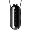 Black Portable Negative Ion Air Purifier - Rope Style Hanging Neck Purifier - 1