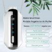 Black Portable Negative Ion Air Purifier - Rope Style Hanging Neck Purifier - 3