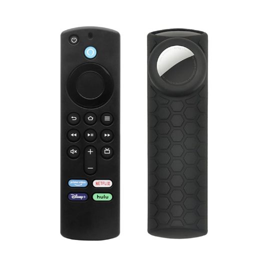 Remote Control Case for Amazon Fire TV Stick 2021 Alexa 3rd Gen, 2pcs, Black - 1