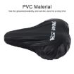 WEST BIKING Bicycle Saddle Rain Cover 2pcs - Black Riding Equipment - 3