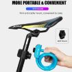 WEST BIKING 1.2m Orange Bicycle Lock - PVC Steel Cable Anti-theft Waterproof - 7