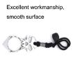 Gold Rose Thorn Self-defense Keychain with Single Finger Buckle - 4