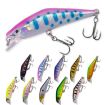 HENGJIA 5.7cm 3.4g Slow Sinking Minnow Lures, Color 3 Fake Bait - 2