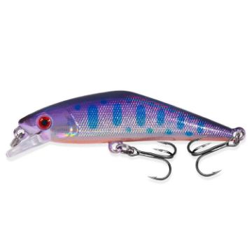 HENGJIA 5.7cm 3.4g Slow Sinking Minnow Lures, Color 8 - Fake Bait - 1