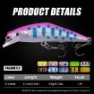 HENGJIA 5.7cm 3.4g Slow Sinking Minnow Lures, Color 8 - Fake Bait - 5