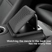Carbon Fiber Pattern Car Mobile Phone Holder - Silicone Dashboard (Black) - 8