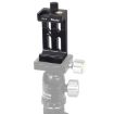 XILETU XJ-8 Aluminum Camera Tripod with Phone Clip - Black - 1