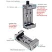 XILETU XJ-8 Aluminum Camera Tripod with Phone Clip - Black - 4