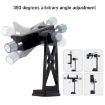 XILETU Metal Swivel Cold Shoe Phone Clip for Tripod Photography - 4