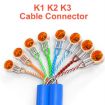 100pcs K1 Network Cable Telephone Line Connector Waterproof Terminals - 7