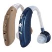 Silver USB Charging Earhook Hearing Aid Sound Amplifier Noise Reduction - 2
