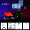 Pixel G3 RGB Fill Light Handheld Photography Lamp - Dimmable Mini Set - 5