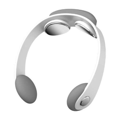 Cervical Spine Massager TENS Microcurrent Pulse Neck Device - White - 1