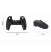 PS5 Gamepad Silicone Case - Non-slip Texture Protective Cover (Black) - 3