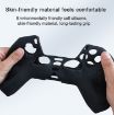 PS5 Gamepad Silicone Case - Non-slip Texture Protective Cover (Black) - 9