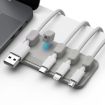 Blue Punch Free Self-Adhesive Magnetic Cable Storage Fixer for Desktop - 2