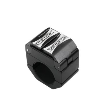 Aluminum Alloy Bicycle & Motorcycle Phone Holder - Black Ring Shape - 1