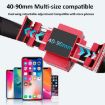 Aluminum Alloy Bicycle & Motorcycle Phone Holder - Black Ring Shape - 4