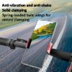 Aluminum Alloy Bicycle & Motorcycle Phone Holder - Black Ring Shape - 6