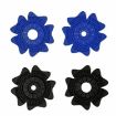 Universal Car Wiper Hole Cover - PVC Dustproof Snowproof Pad (Black) - 2