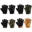 Non-slip Silicone Half-finger Gloves for Outdoor Sports - Black - 2