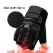 Non-slip Silicone Half-finger Gloves for Outdoor Sports - Black - 4