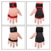Black M Weightlifting Gloves - Anti-slip, Anti-cocoon, Four-finger Design - 3
