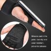 XL Weightlifting Dumbbell Gloves - Anti-slip, Anti-cocoon, Red, Four-finger - 4