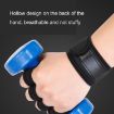 XL Weightlifting Dumbbell Gloves - Anti-slip, Anti-cocoon, Red, Four-finger - 5