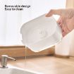 Black Press Type Soap Dispenser with Double Layer Drainage Soap Dish - 8