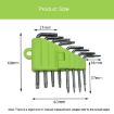 HUIJIAQI 8pcs Hexagon Torx Screwdriver Spanner Multifunction Tool Set - 2